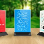 Kệ menu mica báo giá KM-231221